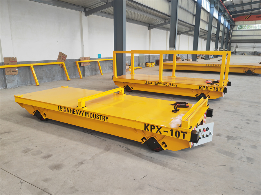 臺面工裝支架載重10噸 出口軌道臺車